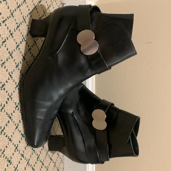Stephane Kelian Black Bootie sz 10 - Picture 1 of 5